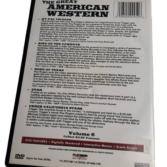 Roy Rogers The Great American Western DVDs - Picture 3 of 5